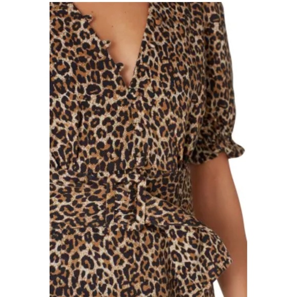 Marissa Webb Collective Brown Leopard Dress🧡🖤🧡 - Picture 4 of 14